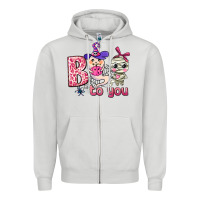 Dove Grey boo to you Zipper Hoodie - AdoDesignShop