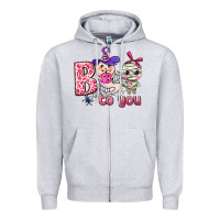 Heather Grey boo to you Zipper Hoodie - AdoDesignShop