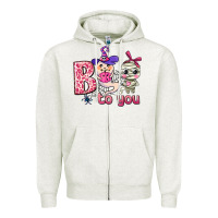 Oatmeal Heather boo to you Zipper Hoodie - AdoDesignShop