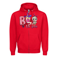 Red boo to you Zipper Hoodie - AdoDesignShop
