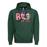 Sports Green boo to you Zipper Hoodie - AdoDesignShop