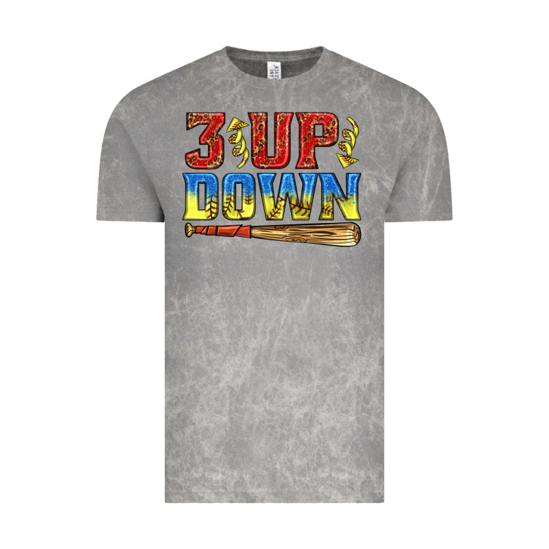 3 Up 3 Down Softball Vintage Tee by texasbilliewilder | Teevron
