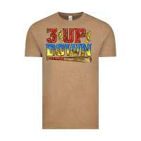 Vintage Coffee 3 up 3 down softball Vintage Tee - texasbilliewilder