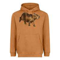 Meerkat Capybara Heavyweight Hoodie - LillyAllenDesigns