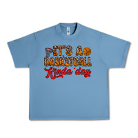 Pebble Blue it s a basketball kinda day Urban Heavy Tee - Zillion Design Studio