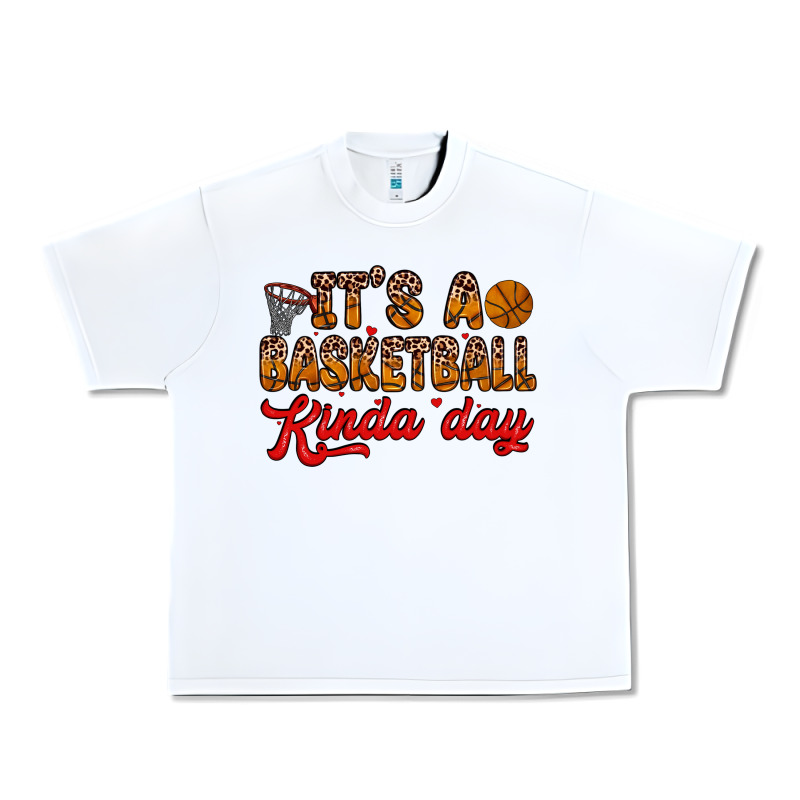 It S A Basketball Kinda Day Urban Heavy Tee by Zillion Design Studio | Teevron