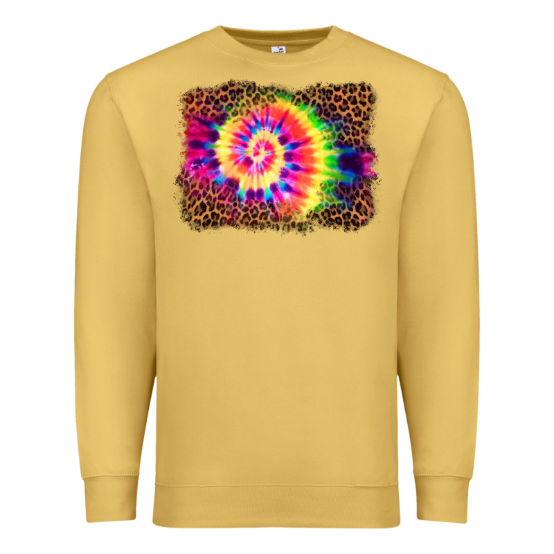 Tie Die Background Premium Sweatshirt by BarkalooDesign | Teevron