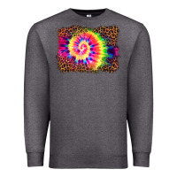 Charcoal Heather tie die background Premium Sweatshirt - BarkalooDesign