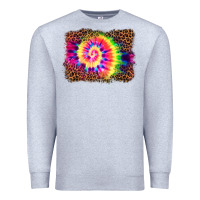 Heather Grey tie die background Premium Sweatshirt - BarkalooDesign