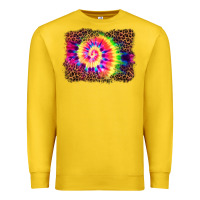 Lemon tie die background Premium Sweatshirt - BarkalooDesign