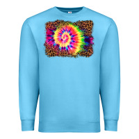 Ocean Blue tie die background Premium Sweatshirt - BarkalooDesign