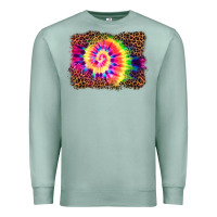 Seafoam tie die background Premium Sweatshirt - BarkalooDesign