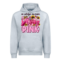 Heather Grey in october we wear pink football Urban Hoodie - LillyAllenDesigns