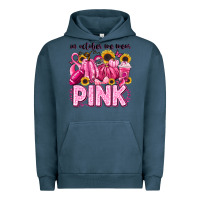 Pigment Midnight Navy in october we wear pink football Urban Hoodie - LillyAllenDesigns