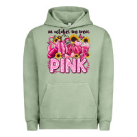 Pigment Oil Green in october we wear pink football Urban Hoodie - LillyAllenDesigns