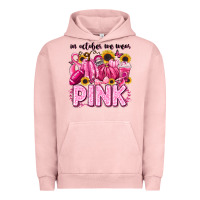 Pigment Salmon in october we wear pink football Urban Hoodie - LillyAllenDesigns