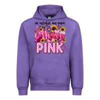 Tulip in october we wear pink football Urban Hoodie - LillyAllenDesigns