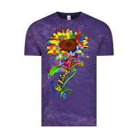 Cloud Purple be kind autism sunflower Vintage Tee - Zillion Design Studio