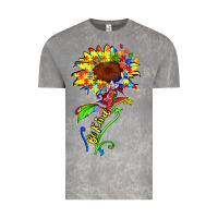 Cloud Rock be kind autism sunflower Vintage Tee - Zillion Design Studio