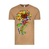 Vintage Camel be kind autism sunflower Vintage Tee - Zillion Design Studio