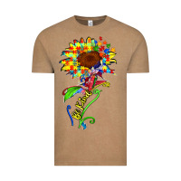 Vintage Coffee be kind autism sunflower Vintage Tee - Zillion Design Studio