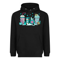 Black winter Christmas tree cakes coffee Heavyweight Hoodie - Jasminsmagicworld