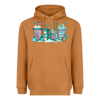 Meerkat winter Christmas tree cakes coffee Heavyweight Hoodie - Jasminsmagicworld