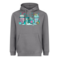 Storm winter Christmas tree cakes coffee Heavyweight Hoodie - Jasminsmagicworld