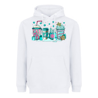 White winter Christmas tree cakes coffee Heavyweight Hoodie - Jasminsmagicworld