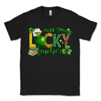 Black St. Patrick's Day one lucky teacher Classic Tee - Neo Western