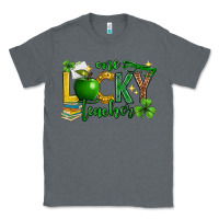Charcoal Heather St. Patrick's Day one lucky teacher Classic Tee - Neo Western