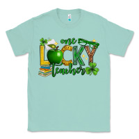Seafoam St. Patrick's Day one lucky teacher Classic Tee - Neo Western