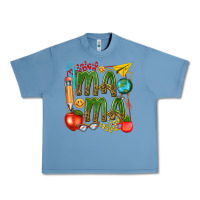 Pebble Blue mama teacher Urban Heavy Tee - texasbilliewilder