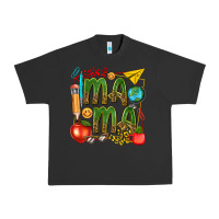 Pigment Black mama teacher Urban Heavy Tee - texasbilliewilder