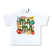 White mama teacher Urban Heavy Tee - texasbilliewilder