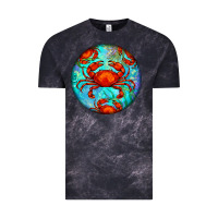 Cloud Black crab Vintage Tee - BarkalooDesign