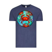 Vintage Denim crab Vintage Tee - BarkalooDesign