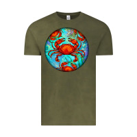 Vintage Olive crab Vintage Tee - BarkalooDesign