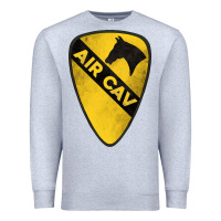 Heather Grey 1st cavalry division air cav Premium Sweatshirt - Jasminsmagicworld