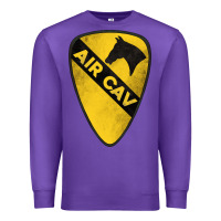 Purple 1st cavalry division air cav Premium Sweatshirt - Jasminsmagicworld