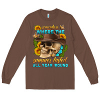 Chestnut somewhere where the summer lasted all year 'round Long Sleeve Tee - HRA Design Shop