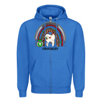 True Royal Christmas dental life rainbow Zipper Hoodie - JahusDesignShop