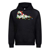 Black christmas siamese cat Urban Hoodie - LillyAllenDesigns