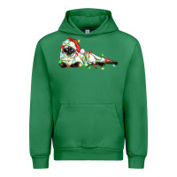 Emerald christmas siamese cat Urban Hoodie - LillyAllenDesigns