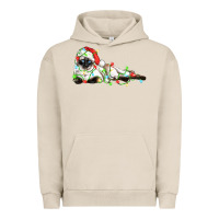 Pigment French Oak christmas siamese cat Urban Hoodie - LillyAllenDesigns