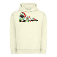 Pigment Pistachio christmas siamese cat Urban Hoodie - LillyAllenDesigns