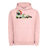 Pigment Salmon christmas siamese cat Urban Hoodie - LillyAllenDesigns
