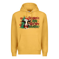 Mustard cowbells ring are you listening Premium Hoodie - MaliasSmallBusiness