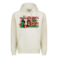 Oatmeal Heather cowbells ring are you listening Premium Hoodie - MaliasSmallBusiness