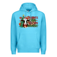 Ocean Blue cowbells ring are you listening Premium Hoodie - MaliasSmallBusiness